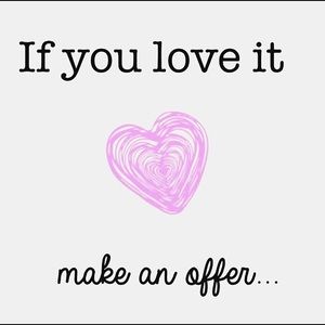 NO LOWBALL OFFERS PLEASE 💕